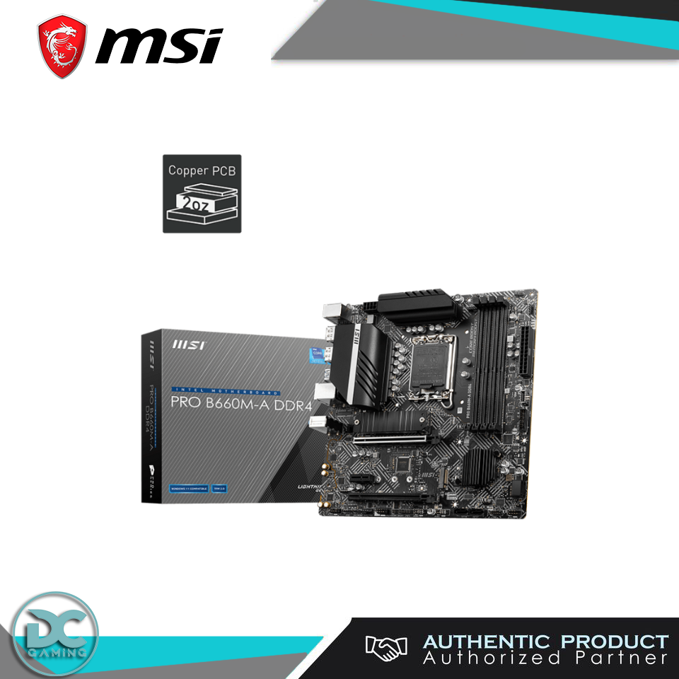 MSI PRO B660M-A DDR4